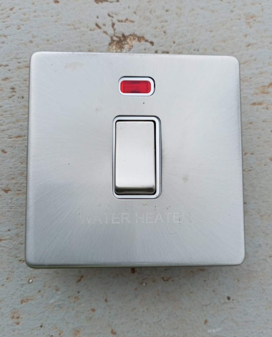 Water heater switch
