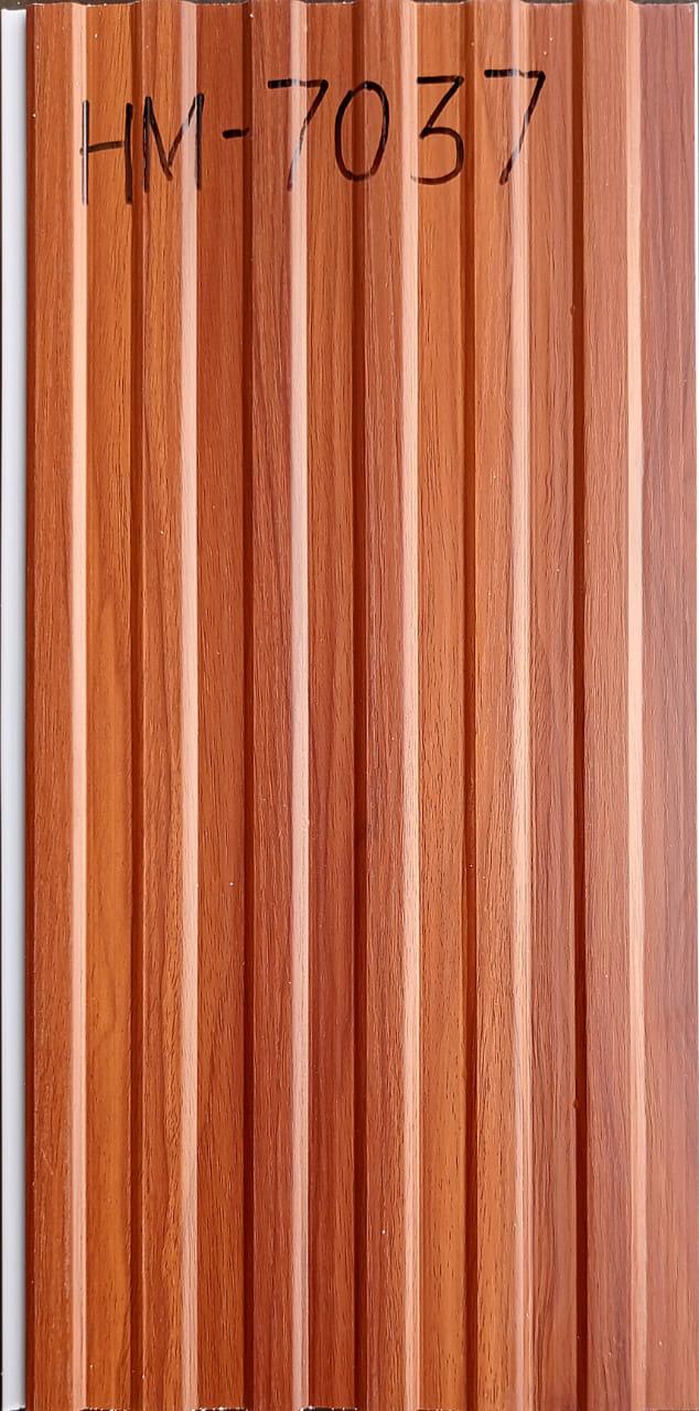 PVC fluted panel mahogany
