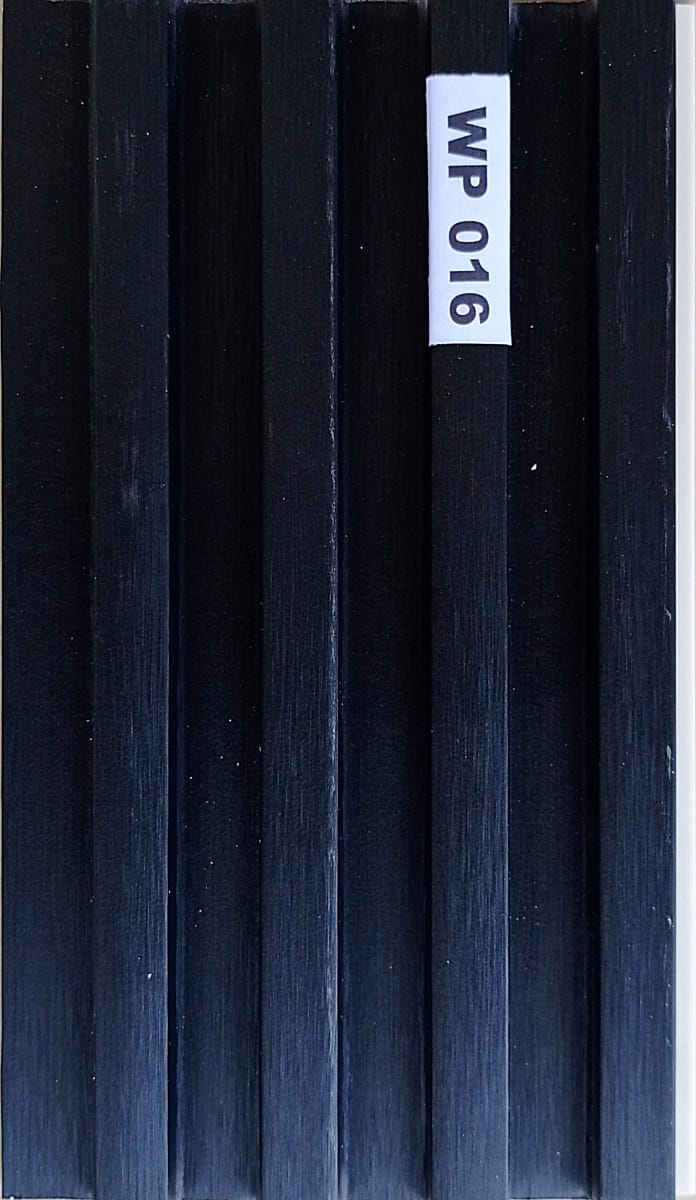 WPC wall panel black